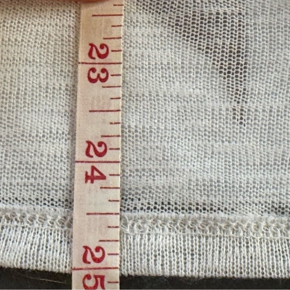 The Limited semi-sheer white tie front belted cardigan - Picture 8 of 13